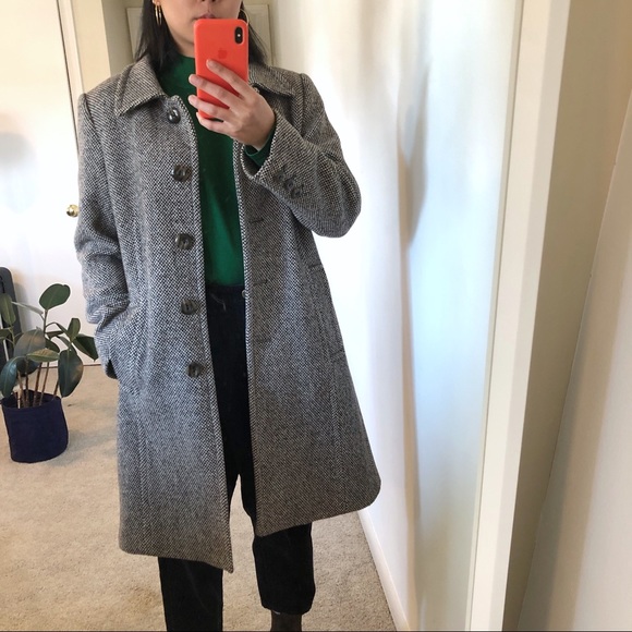 Reformation Jackets & Blazers - Long Wool Blend Peacoat